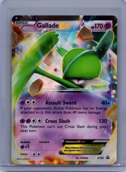 Gallade EX XY45 - Pokemon TCG XY Promo Ultra Rare Card LP - Image 1
