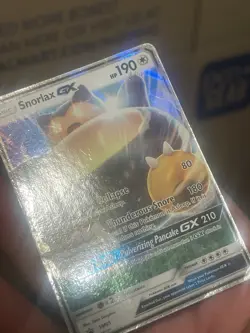 Snorlax GX SM05 SM Promos Holo Card Moderately Played - Image 3