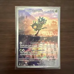 Teal Mask Ogerpon 123 Scarlet & Violet Promo Cards Holo - Image 1
