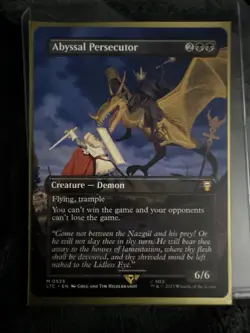 Abyssal Persecutor (Borderless) Commander: the Lord of the Rings: Regular - Image 4