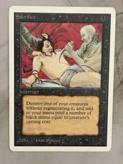 Sacrifice - LP - Magic the Gathering Unlimited Edition - Image 1