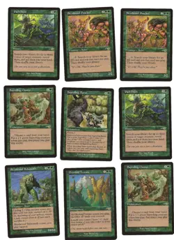 Magic the Gathering Nemesis Green Rare Lot of 13 MTG - Image 1