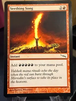 MTG Magic the Gathering Mirrodin Seething Song 252 - Image 1