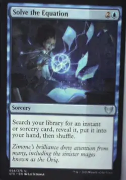 Solve the Equation - Strixhaven: School of Mages: #54, MTG Lp C287 - Image 1