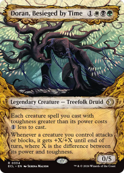 Doran, Besieged by Time (Showcase) Lorwyn Eclipsed - Near Mint - Image 1
