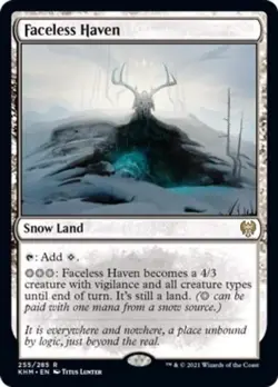 Faceless Haven [Kaldheim] Foil Near Mint - Image 1