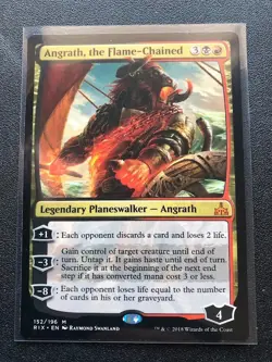 Angrath, the Flame-Chained [Rivals of Ixalan] MTG - Magic the Gathering - Image 1