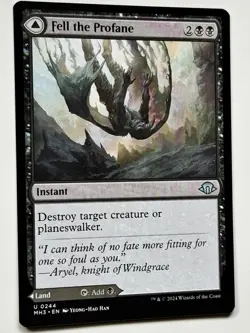 Magic - Fell the Profane Fell Mire U 0244 Non Foil Modern Horizons 3 MTG - Image 1