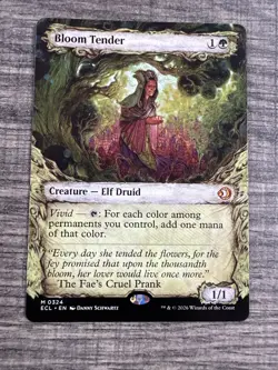 1x Bloom Tender (0324) - Showcase NM-Mint, English Lorwyn Eclipsed MTG Magic - Image 1