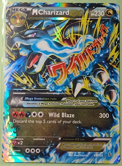 Pokemon Mega M Charizard EX 69/106 Ultra Rare 2014 XY Flashfire Card HP230 - Image 1