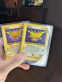 Pokemon Cards - Set Of 2 Zapdos Fossil Cards - Image 1
