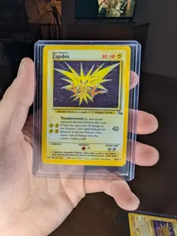 Pokemon Cards - Set Of 2 Zapdos Fossil Cards - Image 2