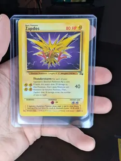 Pokemon Cards - Set Of 2 Zapdos Fossil Cards - Image 4
