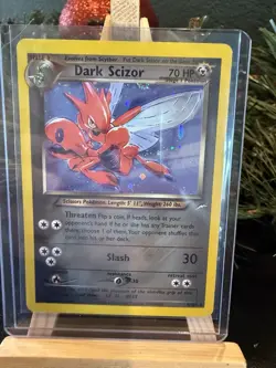 Pokemon Dark Scizor 9/105 Neo Destiny Holo Rare - Image 1