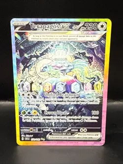 Pokemon Terapagos ex 170/142 Sv07: Stellar Crown Holo C - Image 1