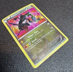 Pokemon Rayquaza Secret Rare 128/124 Dragons Exhalted Black And White - Image 4