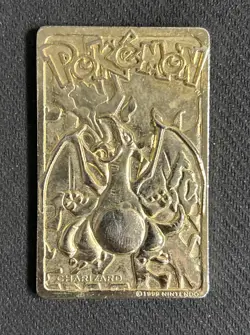 Pokemon 23K Gold Plated Trading Cards 1999 Burger King 6 Card Lot w/ Charizard - Image 2