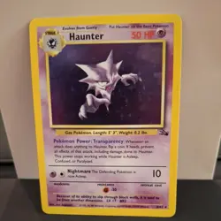 Pokemon TCG - Haunter 6/62 - Holo Unlimited - Fossil Unlimited [Lightly Played] - Image 1