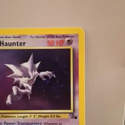 Pokemon TCG - Haunter 6/62 - Holo Unlimited - Fossil Unlimited [Lightly Played] - Image 3