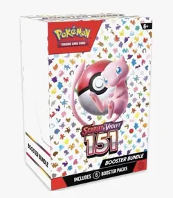 Pokemon TCG Scarlet and Violet 151 Booster Bundle - 6 Packs! NEW SEALED - Image 1