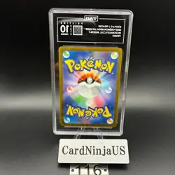 TAG PRISTINE 10 (993) Pikachu 020/M-P McDonald's Promo Japanese 116 Pokemon 2025 - Image 2