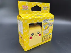 Pokemon TCG Japanese Pikachu EX Starter Deck w/Plush Special Set Box - Image 1