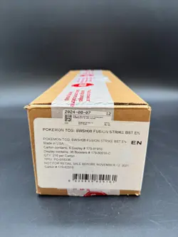 Pokemon TCG Sword & Shield Fusion Strike Booster 6-Box Case SEALED - Image 1