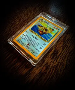 Pokemon TCG Pidgeot 8/64 Jungle Holo NO SYMBOL Error Misprint Vintage WOTC 1999 - Image 1