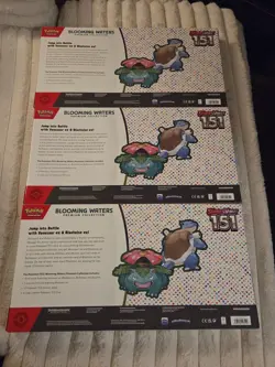 Pokemon TCG 151 - 3x Blooming Waters Premium Collection NEW & SEALED! - Image 2