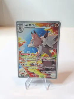 🔥Pokemon TCG-Lycanroc-166/159-Journey Together-Illustration Rare-Holo-M/NM!🔥 - Image 1