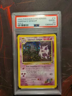 2000 POKEMON GYM HEROES HOLO #14 SABRINA'S GENGAR PSA 2.5 *Pop 1* - Image 1