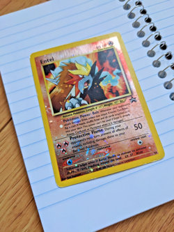 Pokemon: Entei Black Star Promo # 34 Reverse Holo. LP/PL. - Image 2