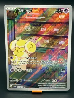 Pokemon TCG: Fidough Scarlet & Violet Base Set 213/198 Illustration Rare - Image 1