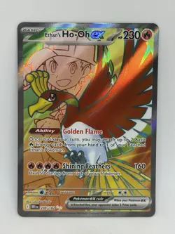 Ethan's Ho-Oh ex 209/182 Pokemon TCG Sv10: Destined Rivals Holo - Image 1
