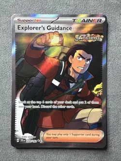 Pokemon TCG Explorer's Guidance 200/162 Full Art Temporal Forces SV05 - Image 1