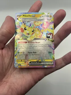 057/191 Pikachu ex Pokemon TCG Prize Pack Series 7 Play Stamped Surging Sparks - Image 4