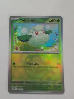 Cottonee (Master Ball) 007/131 Prismatic Evolutions PRE Reverse Holo 2025 NM - Image 1