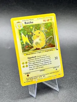Raichu 14/62 Unlimited Pokemon Fossil Set 1999 Wotc Vintage Holo MP - Image 1