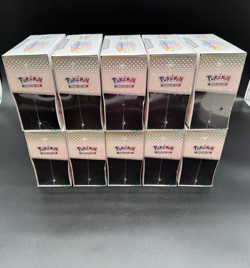 Pokemon TCG English Prismatic Evolutions Elite Trainer Box x10 ETB's w/ Case Box - Image 4