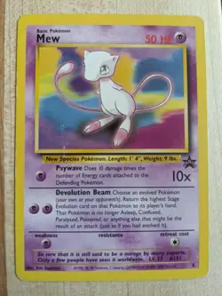 Pokemon TCG Mew Wizards Black Star Promos 8 Regular Promo, LP - Image 1
