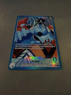 Jinbe Leader OP14-040 Alt Art Azure Sea's Seven English One Piece *CLEAN* - Image 2