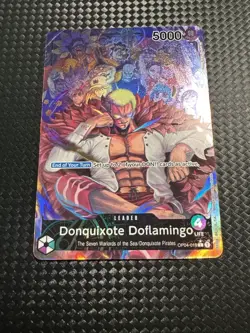 Donquixote Doflamingo One Piece Kingdoms Of Intrigue LEADER OP04-019 ALT ART - Image 1