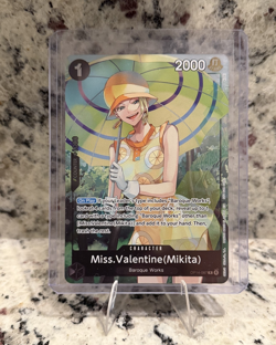 Miss.Valentine Mikita Dash Pack Promo OP14-087 One Piece TCG English - Image 1