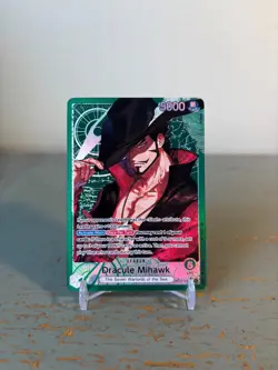 Dracule Mihawk Leader Alt Art OP14-020 The Azure Sea's Seven One Piece TCG Eng - Image 3