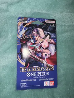 One Piece TCG: The Azure Sea's Seven Sleeved Booster OP-14 English. 10X LOT - Image 1