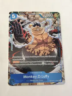 One Piece TCG Monkey.D.Luffy OP11-058 Carrying On His Will OP13 Treasure Rare TR - Image 3