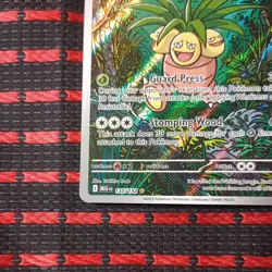 Exeggutor Illustration Rare Holo Pokemon Card ( #135/132 Mega Evolution NM ) - Image 5