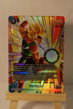 Bardock FB08-112 Alternate Art Saiyan's Pride Dragon Ball English Card Fusion Wo - Image 1