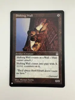 Shifting Wall MTG Magic the Gathering Card NM Near Mint Stronghold - Image 1