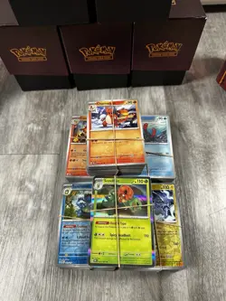 Pokemon TCG OBSIDIAN FLAMES BULK LOT BUNDLE 400+ CARDS 10 EX - 3 UR - 1 HR - Image 3